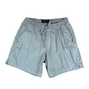 Abercrombie & Fitch Stretch Drawstring Shorts Men’s Small Gray Blue Casual Relax
